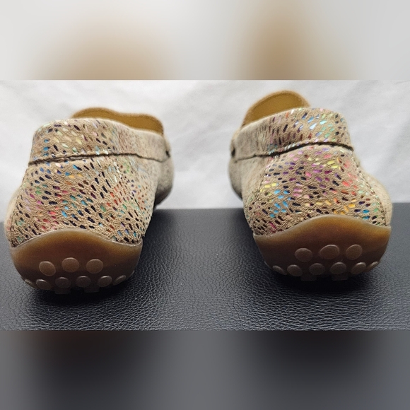 Vaneli Women's Leather Multicolor Loafers Size 6 Boho Hippie Cottagecore - Picture 4 of 7